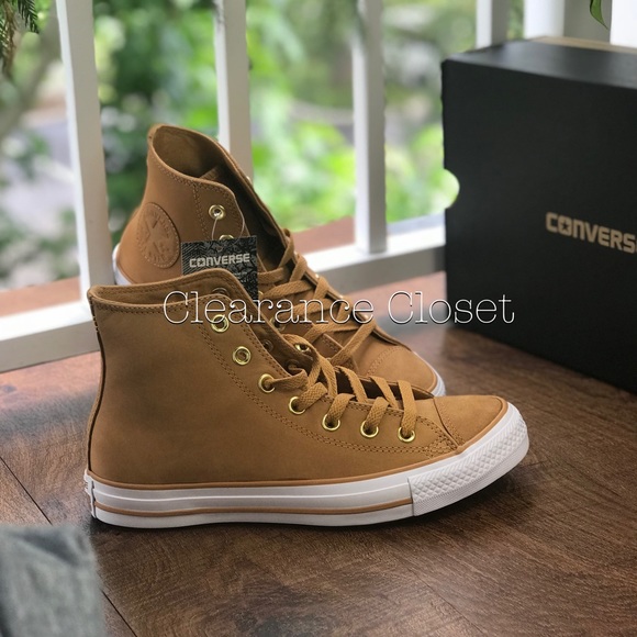 NWT Converse Ctas HI Wheat 🌾 Suede WMNS AUTHENTIC - Picture 6 of 7